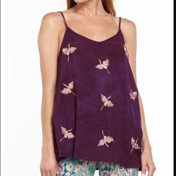 Aratta Story of the Crane Cami Tank Top NWT • SZ S  NWT - Picture 1 of 6